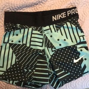 Nike pro spandex shorts